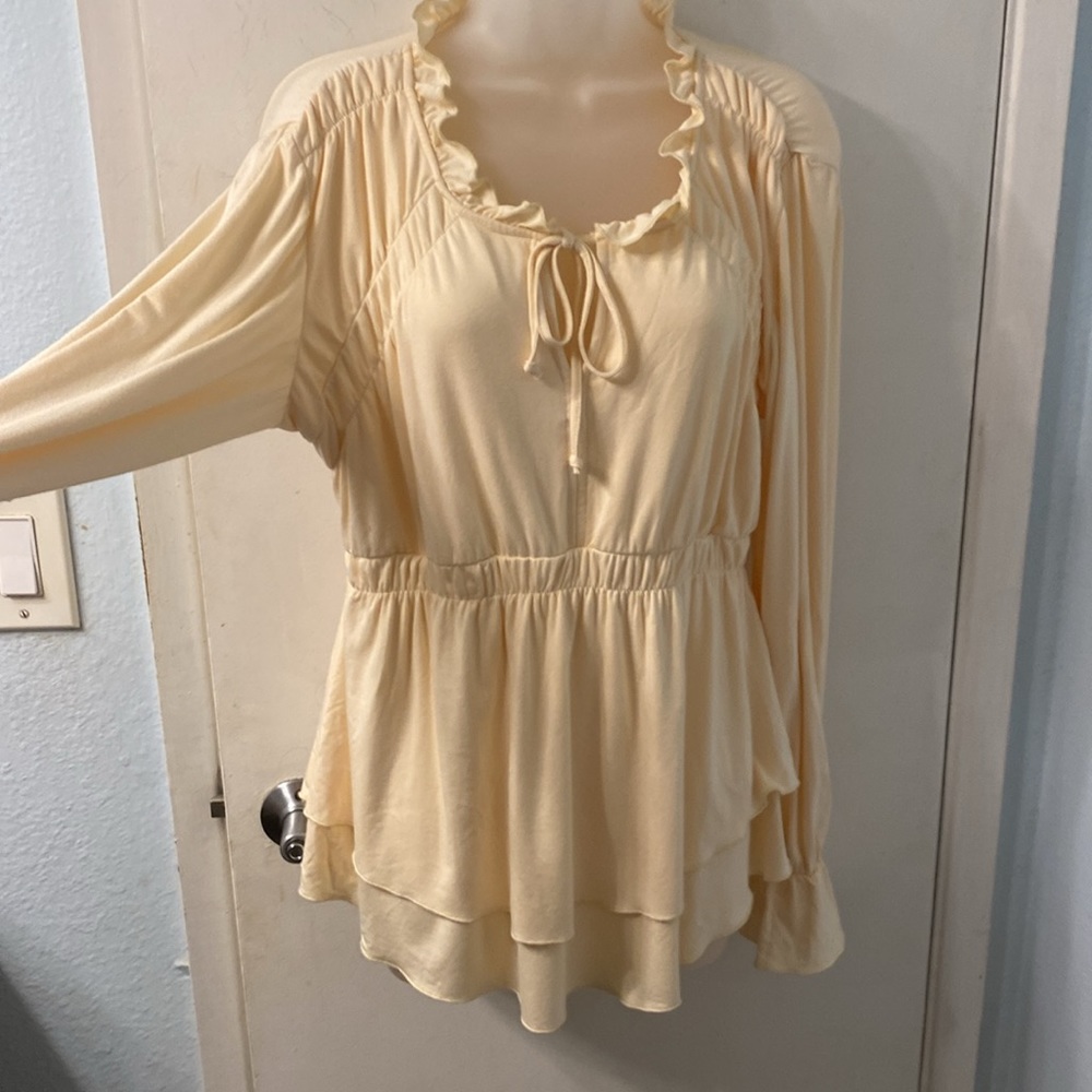 Boston Proper Poet Ruffle Top Size Size S - Picture 5 of 13